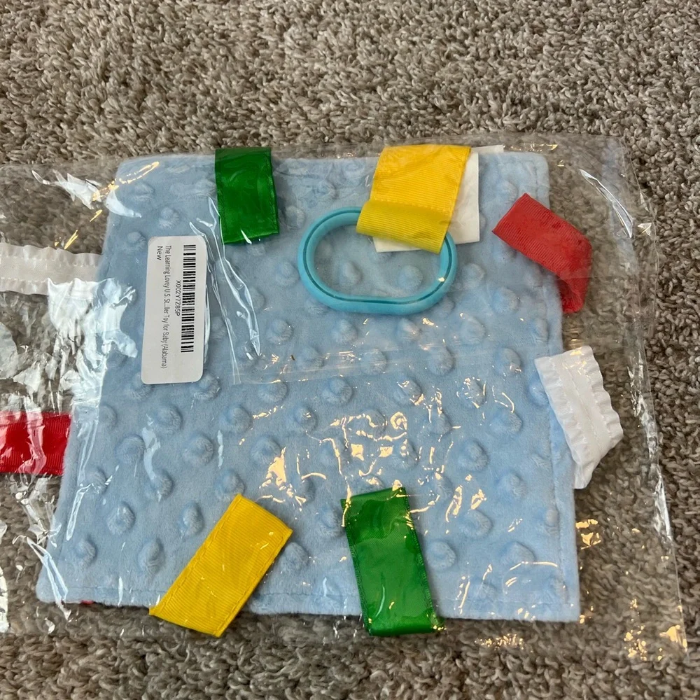 Baby Jack & Co 8x8” Learning Lovey Tag Toys for Babies -‎ Alabama